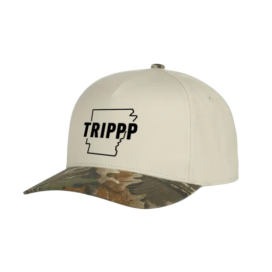 TRIPPP Camo and Tan Hat