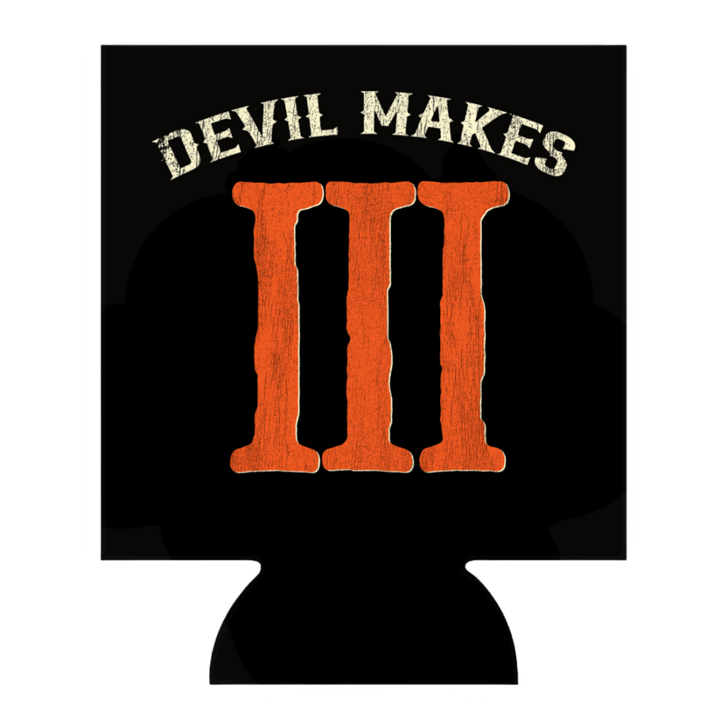 Devil Makes Three Koozie