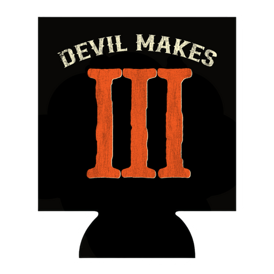 Devil Makes Three Koozie