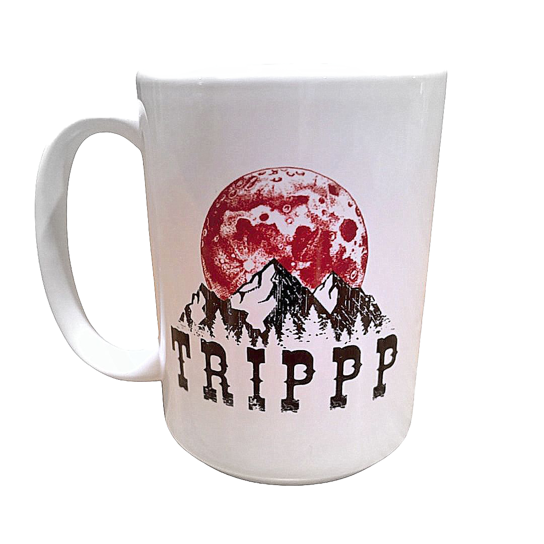 Moon and Mountain Logo Coffee Mug