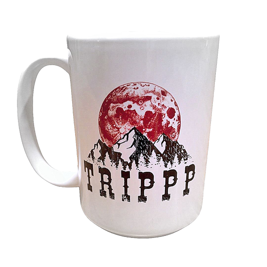 Moon and Mountain Logo Coffee Mug