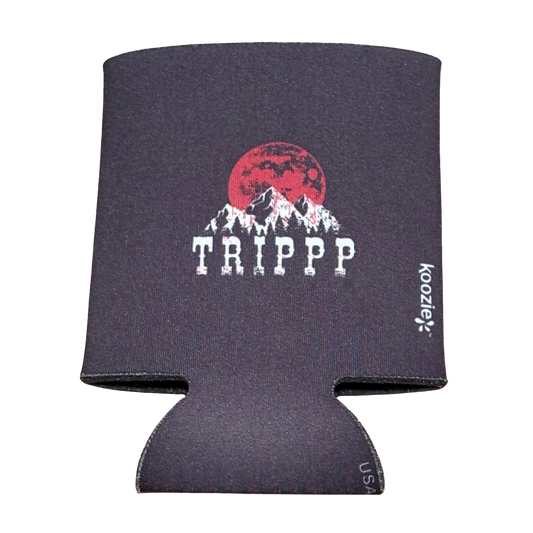 Foam Moon and Mountain Logo Koozie (Black)